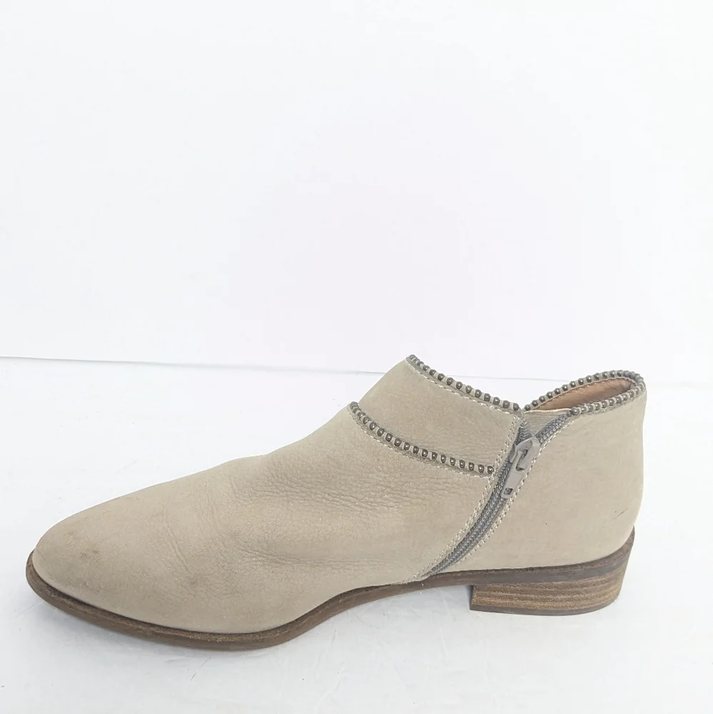 Lucky brand leather perrma ankle boots